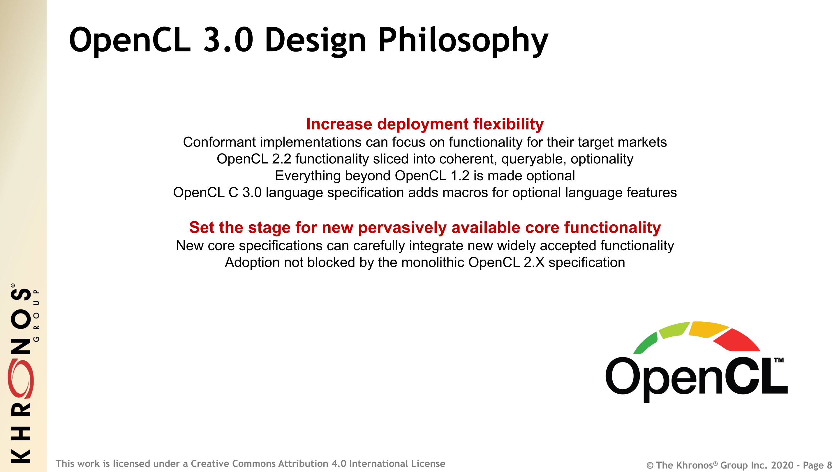 Khronos Announces OpenCL 3.0: Hitting The Reset Button On Compute ...